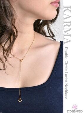 Dogeared Lariat Karma Necklace